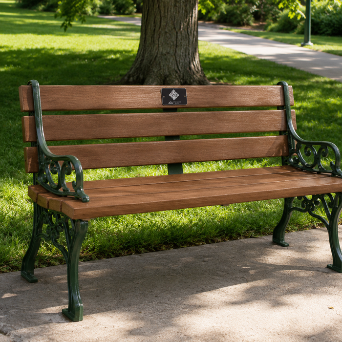 Wooden Bench Plaque