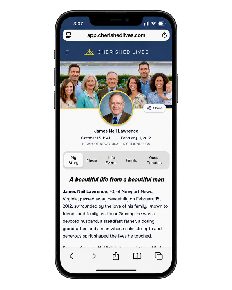 The Memorial Page