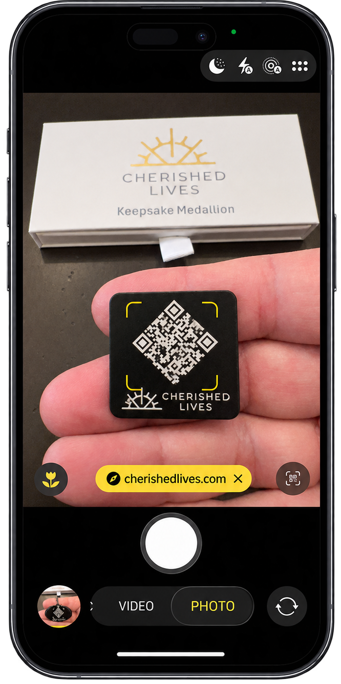 Scan to Register Your Medallion
