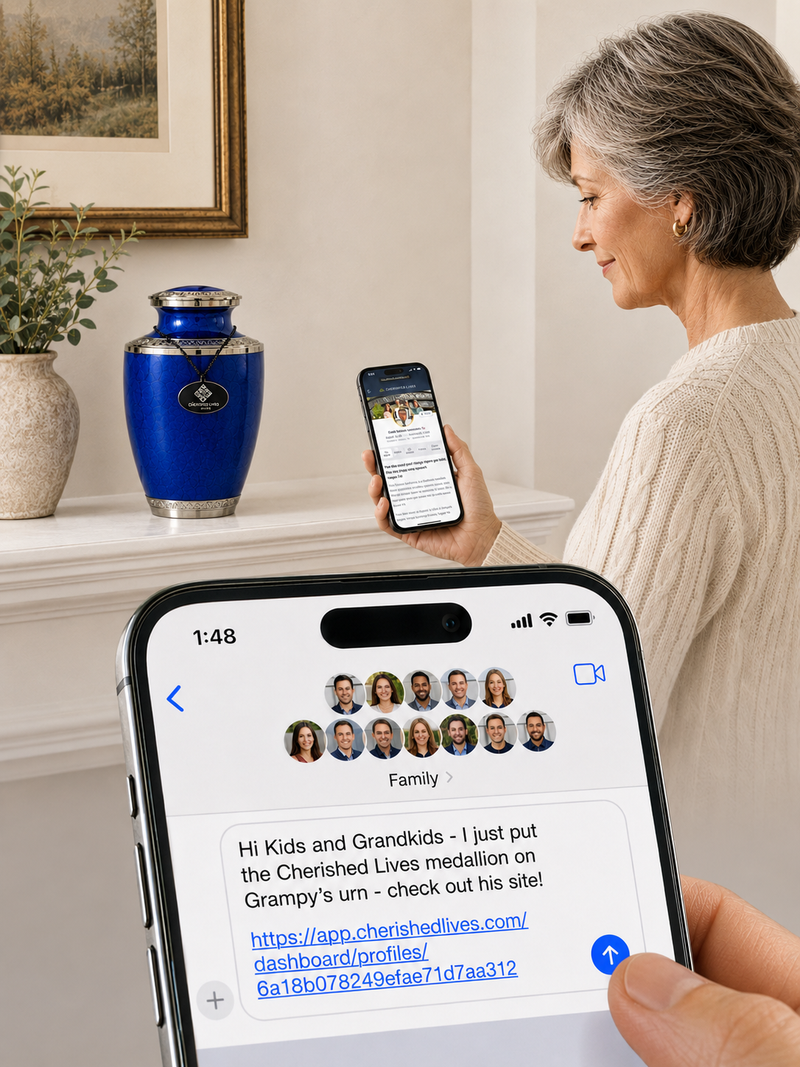 Share Their Site with Family and Friends