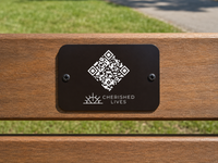 Wooden Bench Plaque