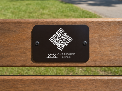Wooden Bench Plaque